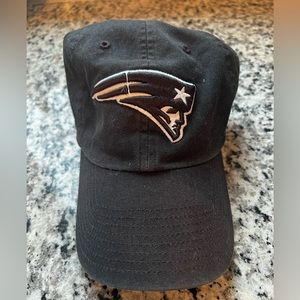 New England Patriots Hat — Black